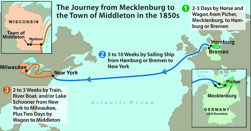 Mecklenburg-Middleton map