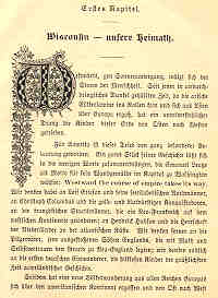Page 1 of 'Wisconsin's Deutsch-Amerikaner bis zum Schluß des neunzehnten Jahrhunderts'