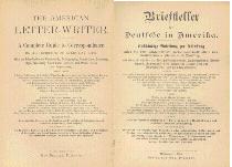 Title page of 'American-German Letter Writer'
