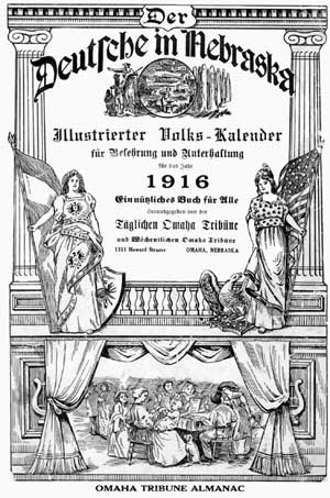 Cover of "Der Deutsche in Nebraska"
