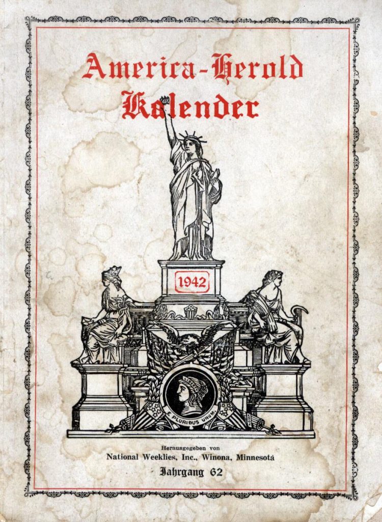 Cover America Herold Kalender 1942
