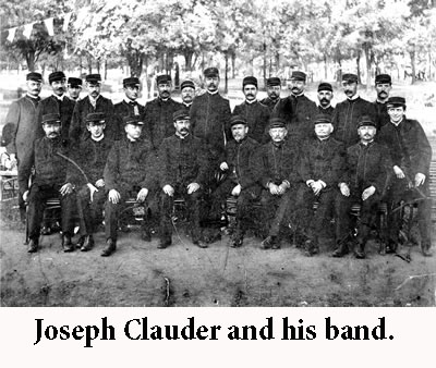 Joseph Clauder and his band.