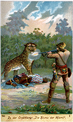 Illustration from Die Blume der Miami. Eine Indianer-Erzählung