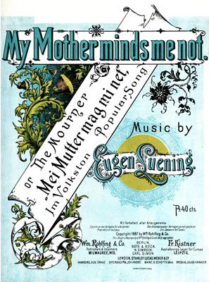 Cover of Eugen Luenig's "My Mother minds me not"