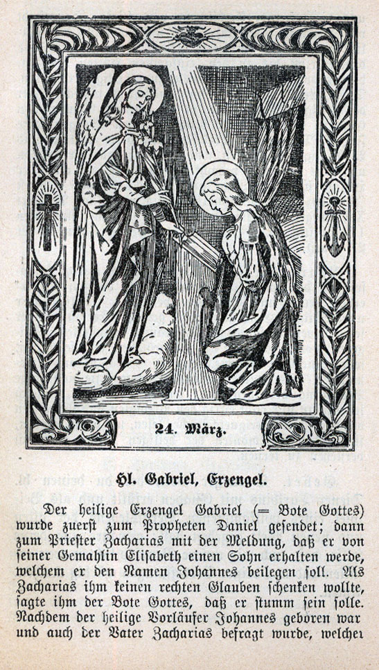 The archangel Gabriel
