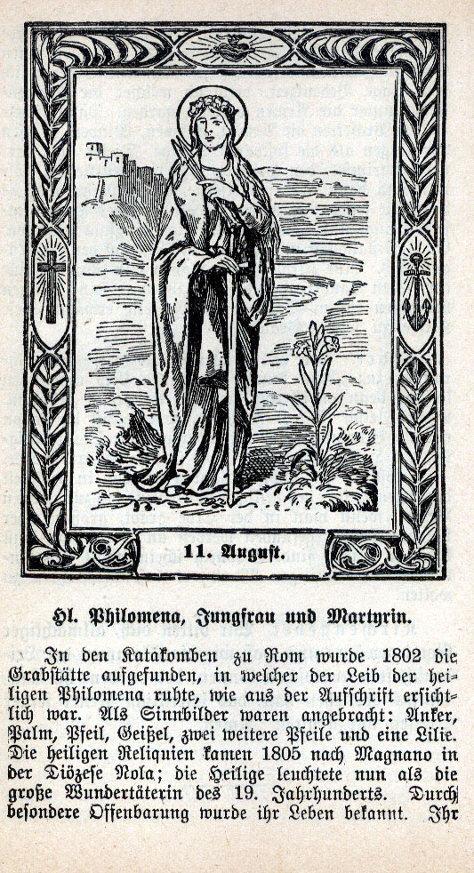 Auer_Philomena, a martyr.
