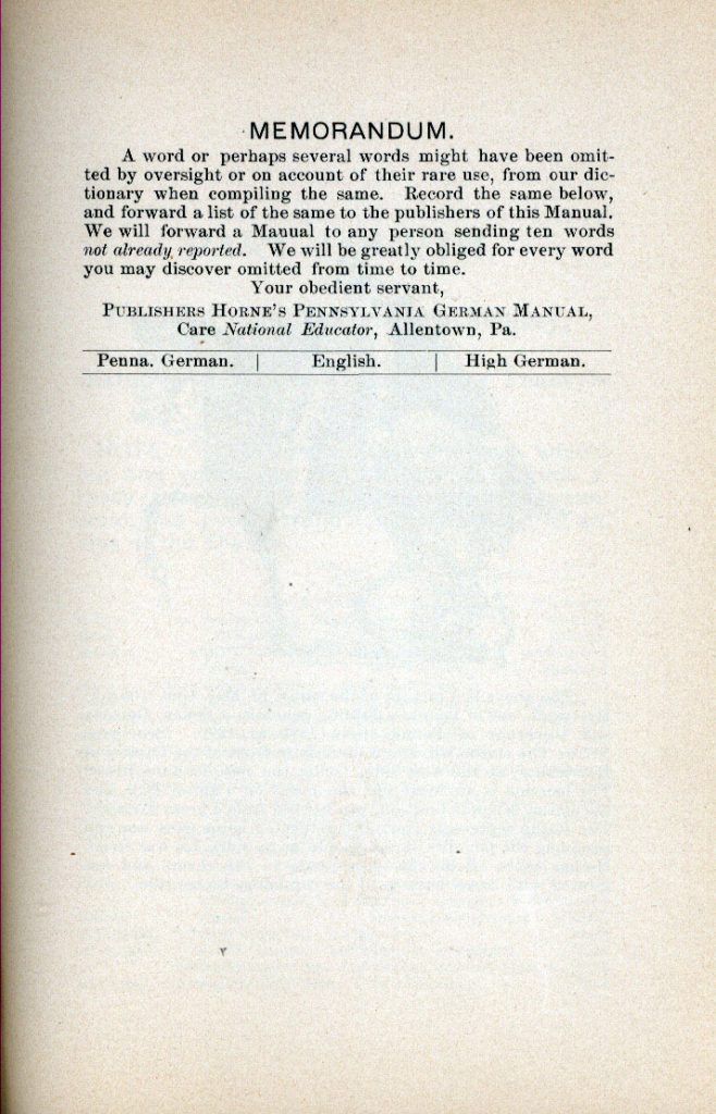memorandum