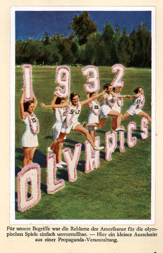 Image of the opening of the 1932 Olympics