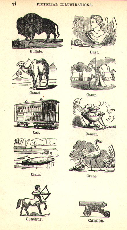 Page from English-German dictionary (NY: Allison & Webster, n.d.)
