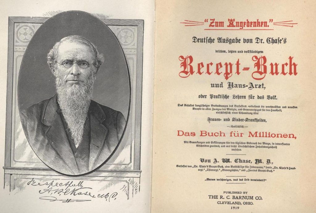 Cover of Dr. Chase's Rezept-Buch