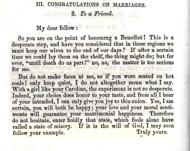 A page from the Letter Writer.