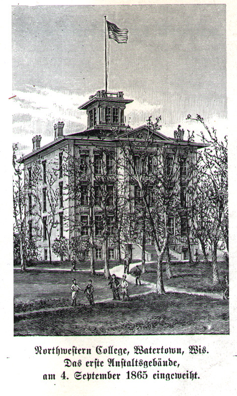 A view of Northwestern College, 1865