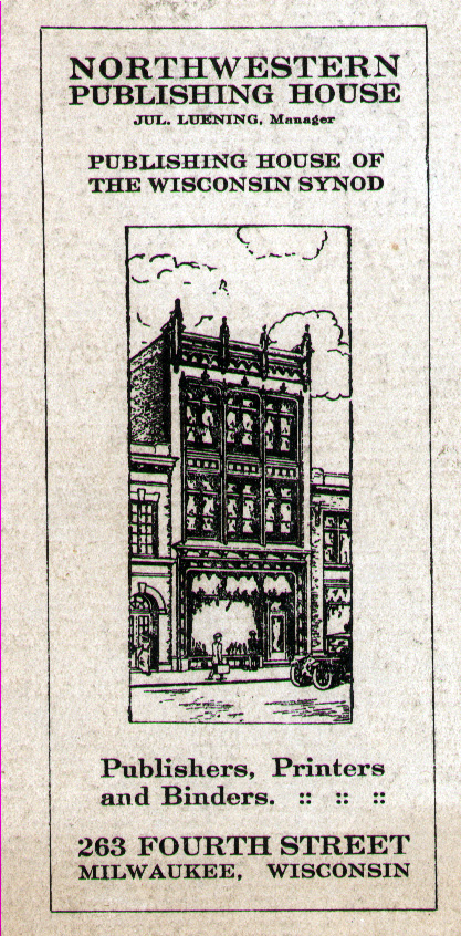 The publishing house at Northwestern College