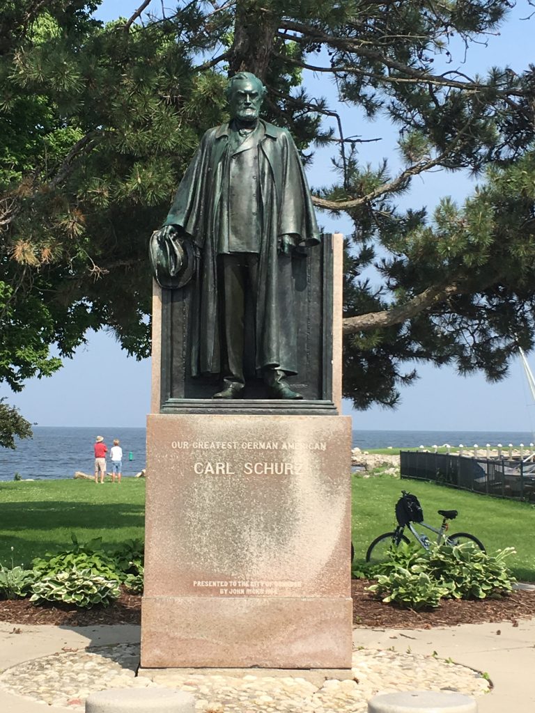 Schurz statue
