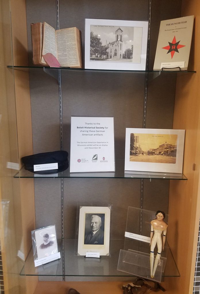German-American Artifacts from the collections of the Beloit Historical Society