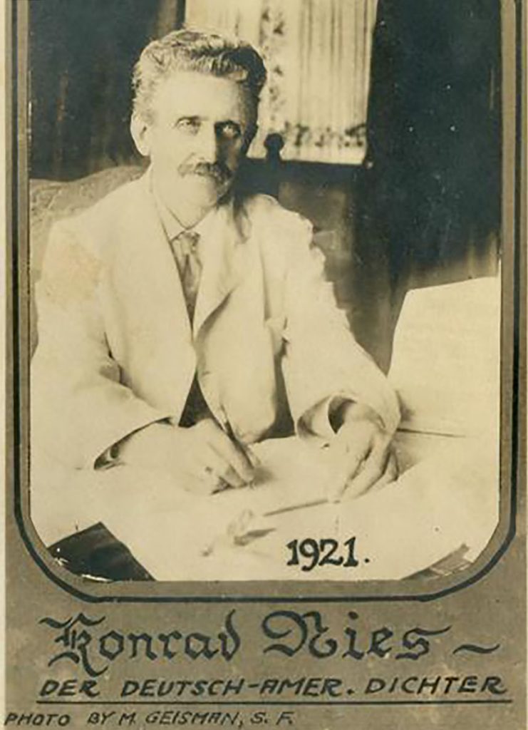 Konrad Nies, 1921.
