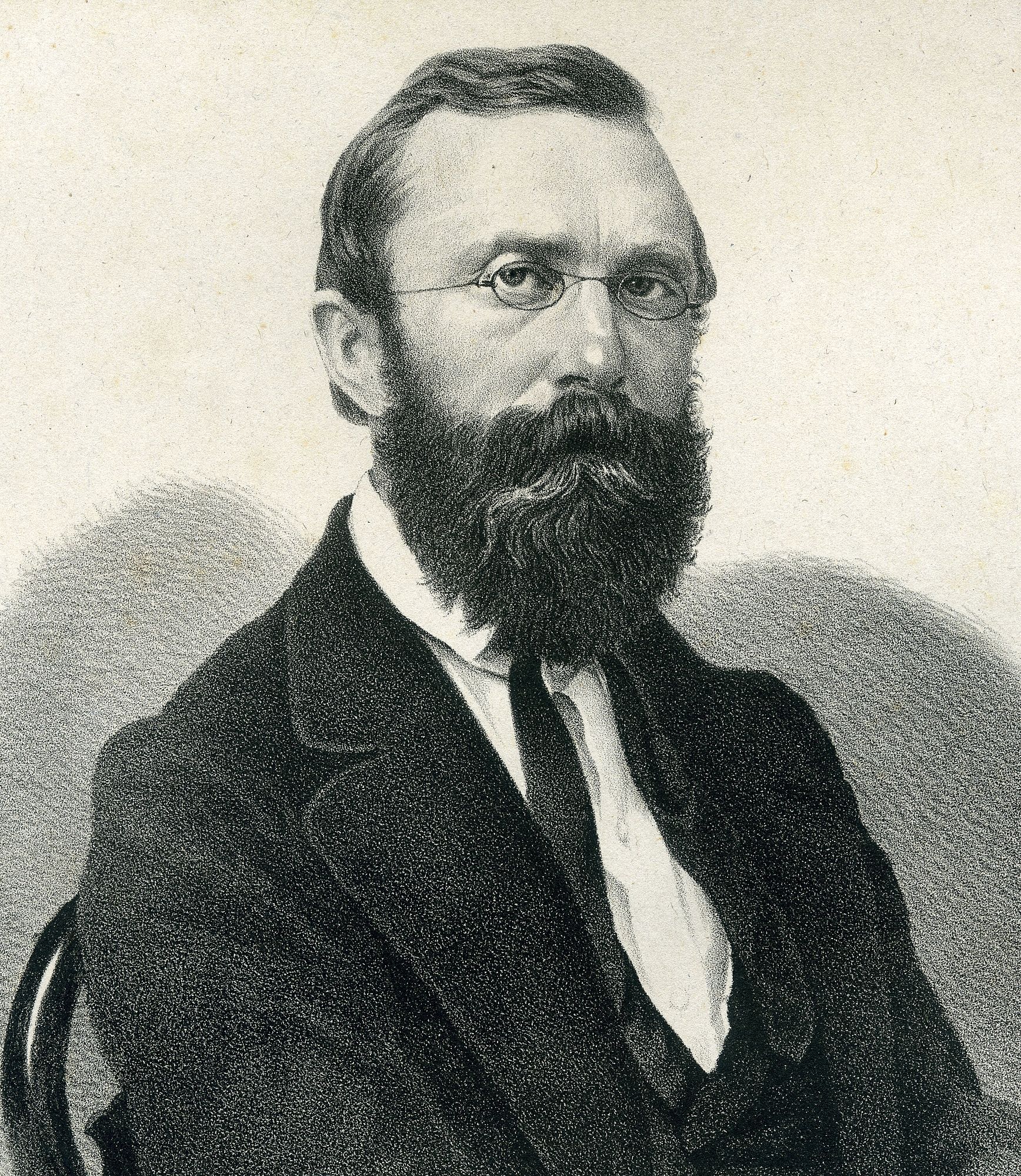 An engraving of a portrait of F. K. Castelhun.